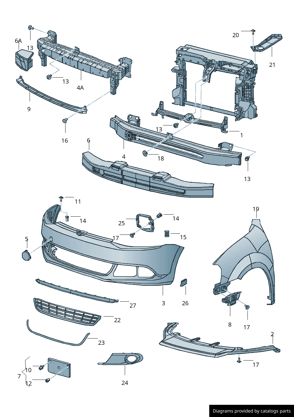 Car part diagram