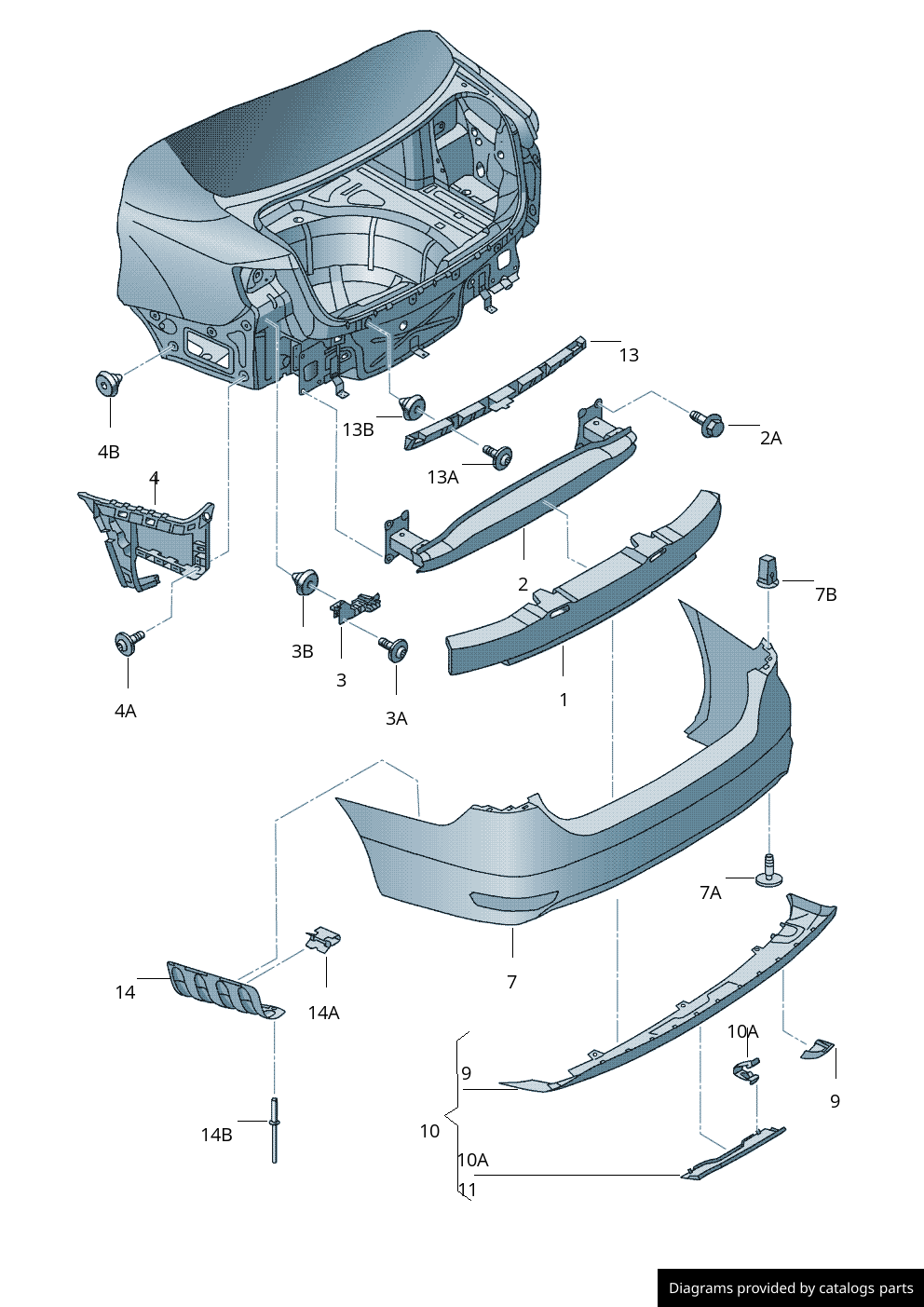 Car part diagram