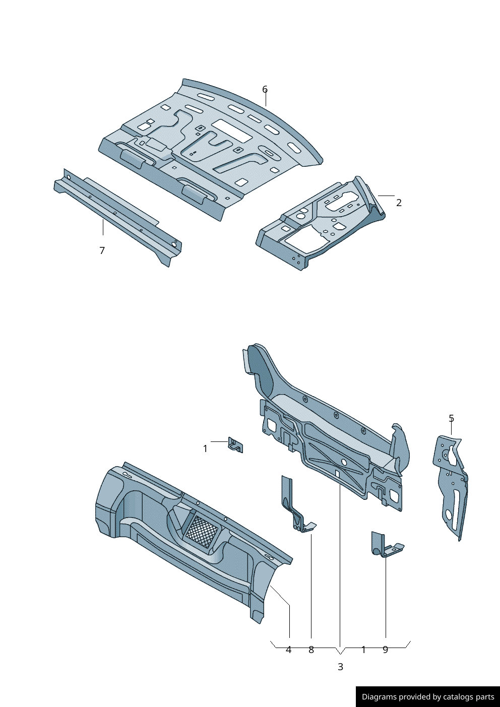 Car part diagram