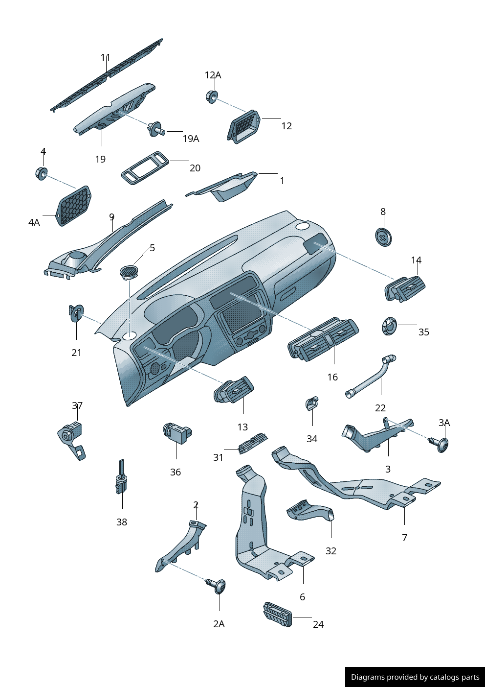 Car part diagram