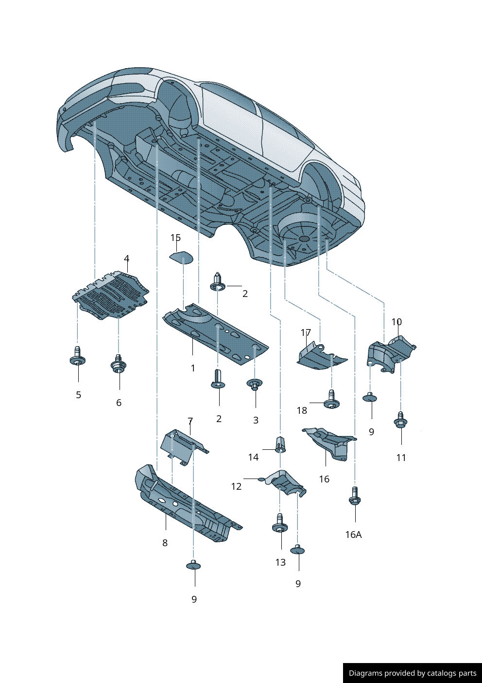 Car part diagram
