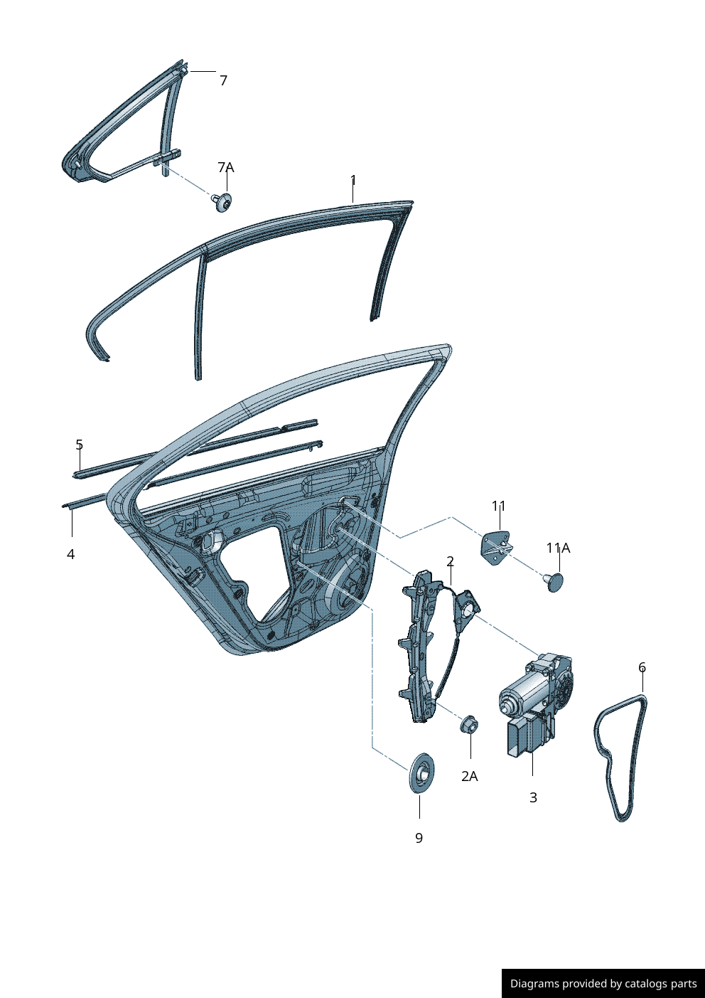 Car part diagram