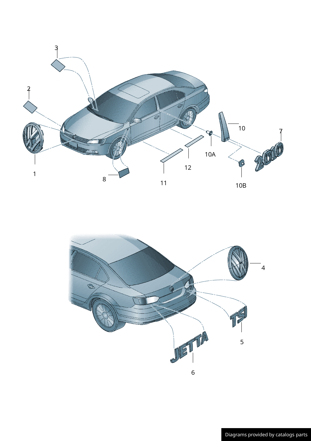 Car part diagram