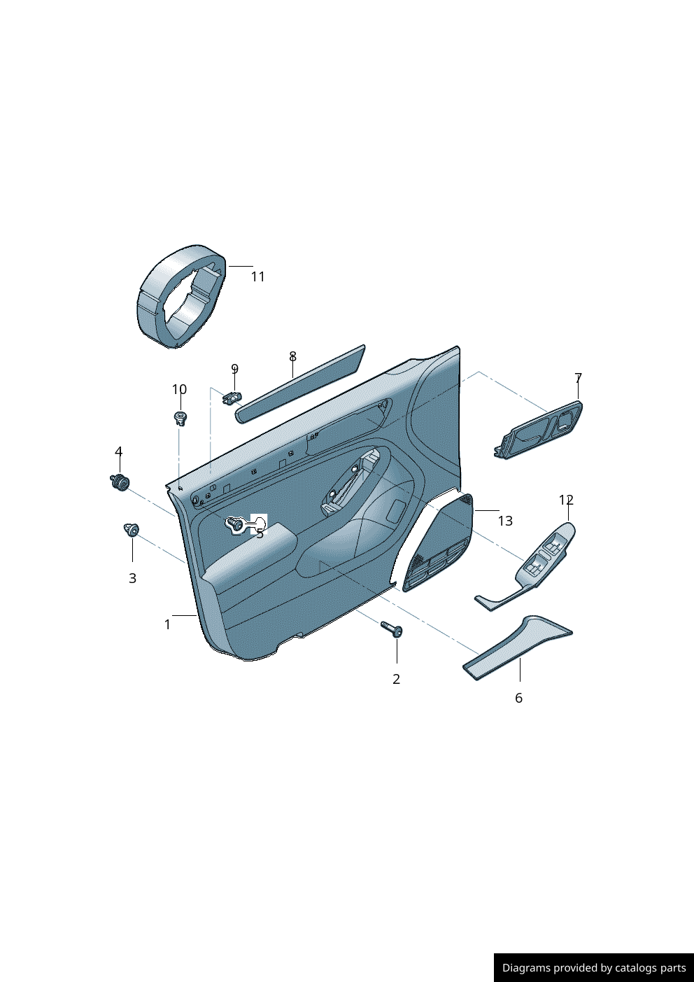 Car part diagram