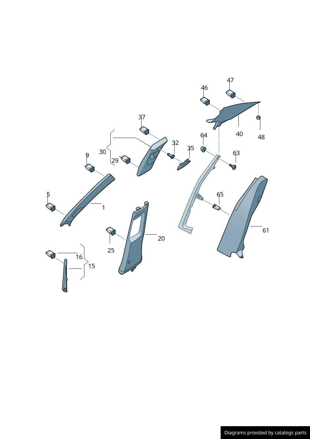 Car part diagram