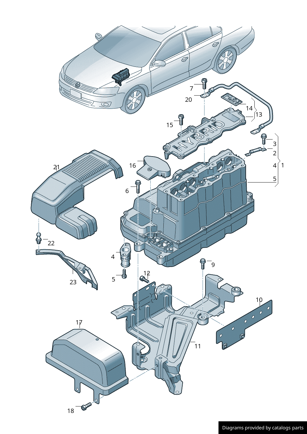 Car part diagram