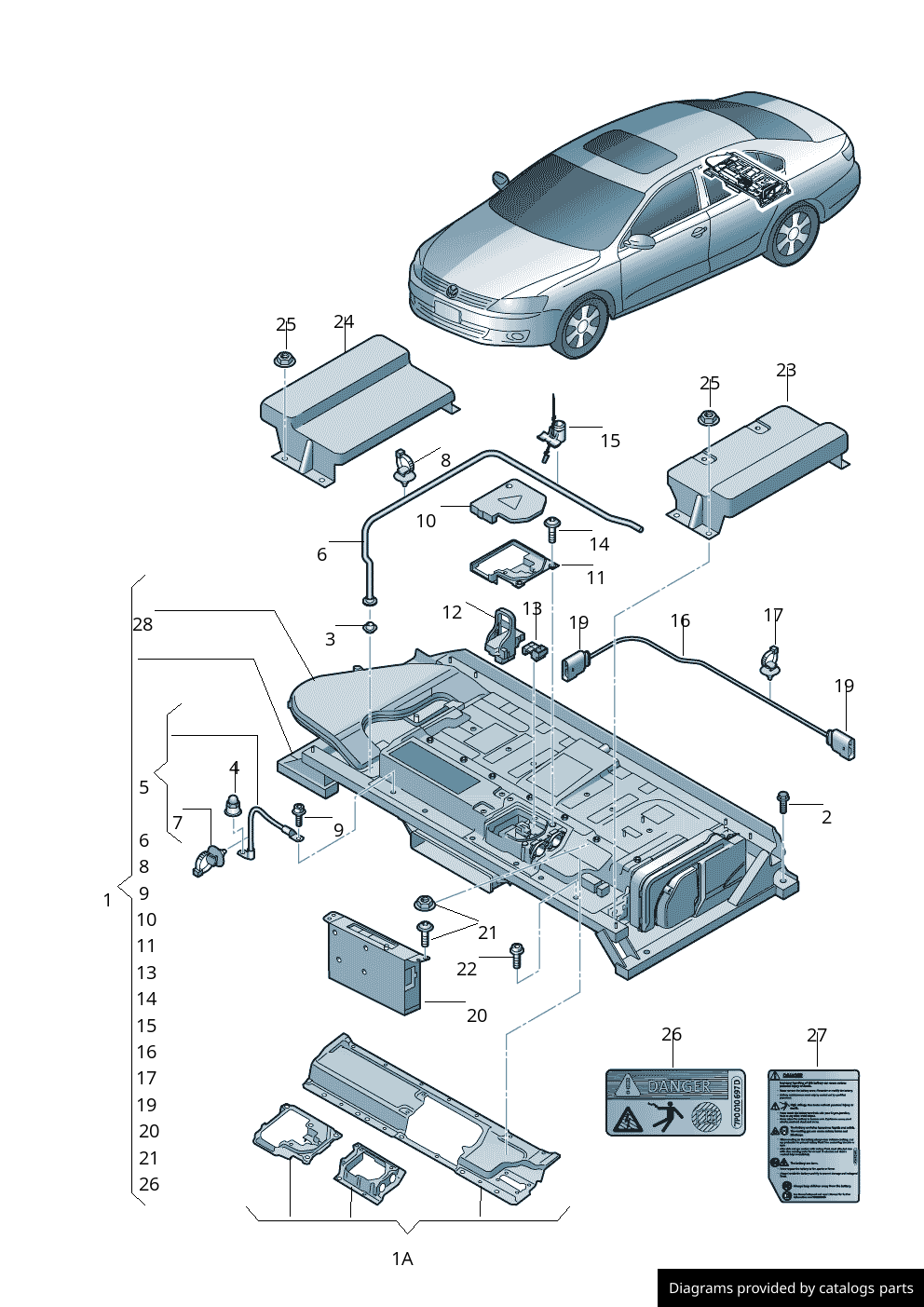 Car part diagram
