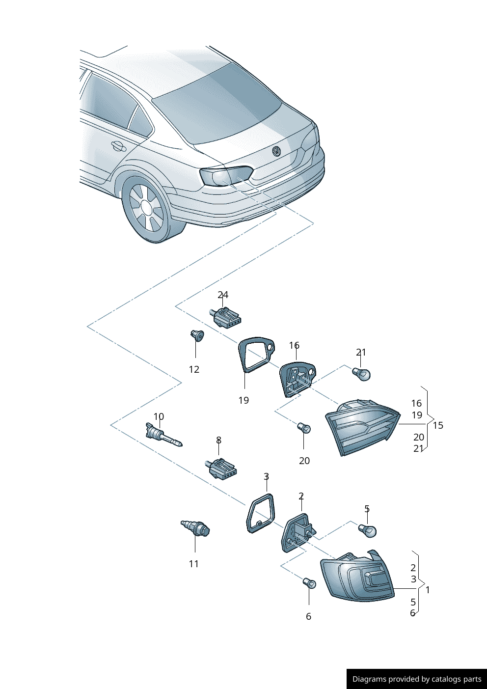 Car part diagram