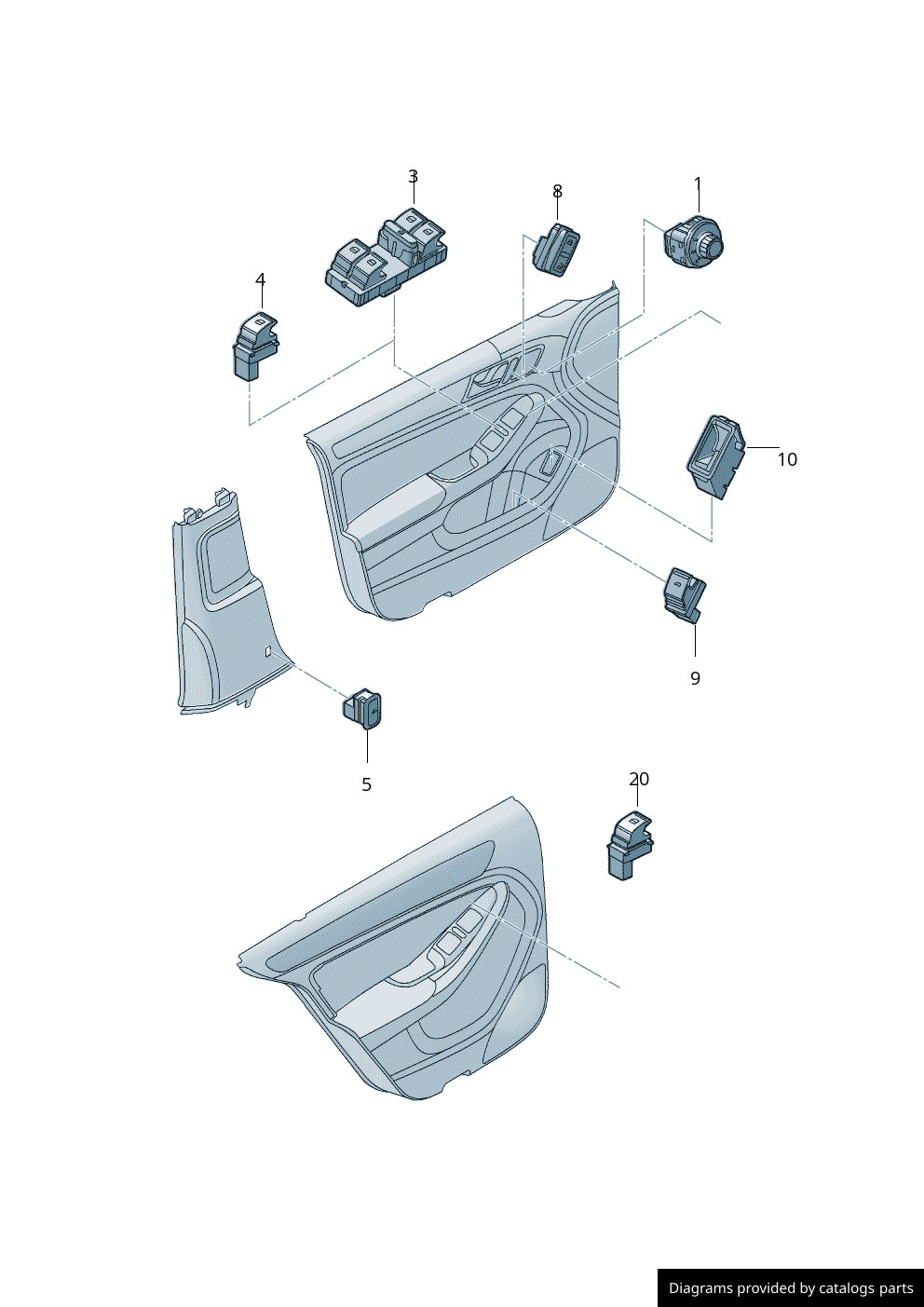 Car part diagram