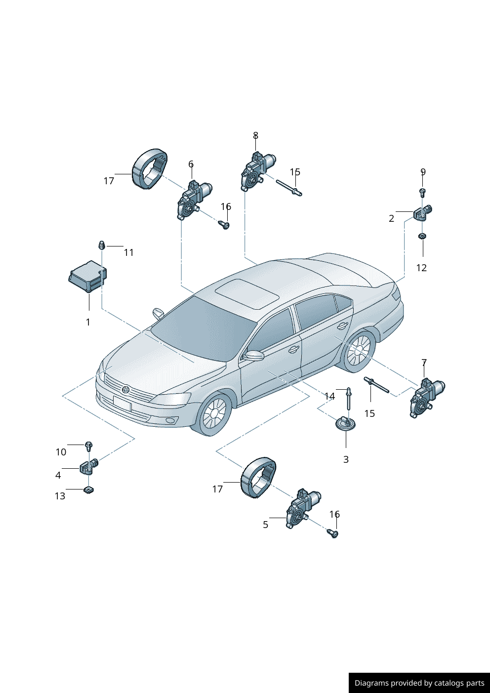 Car part diagram
