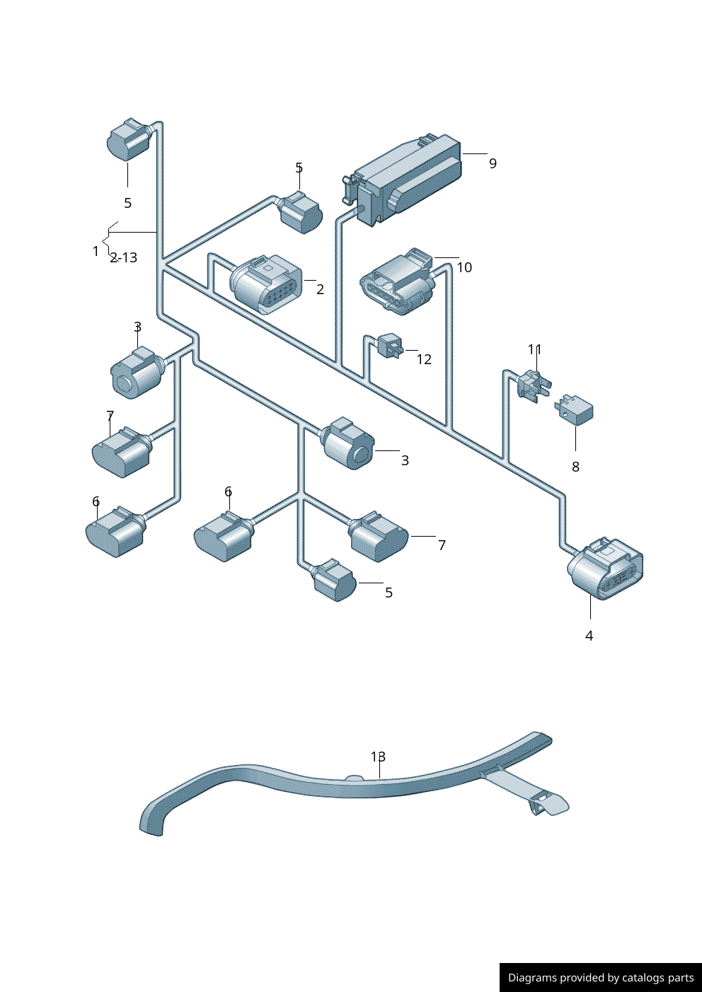 Car part diagram