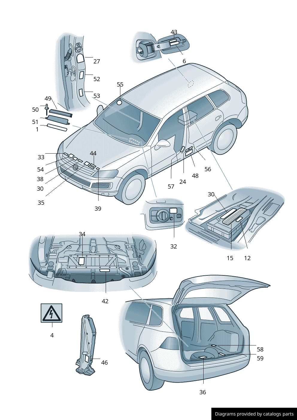Car part diagram