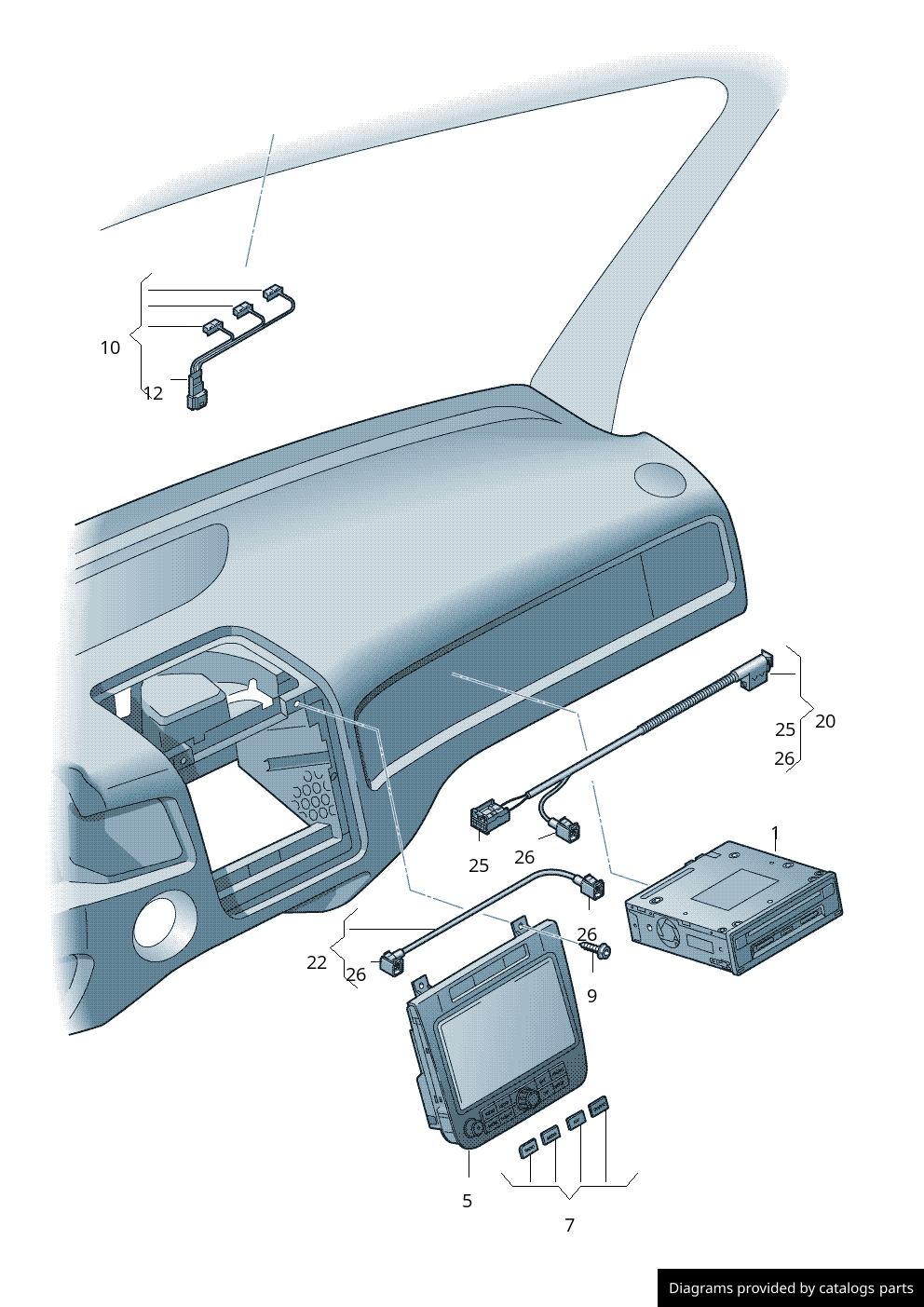 Car part diagram