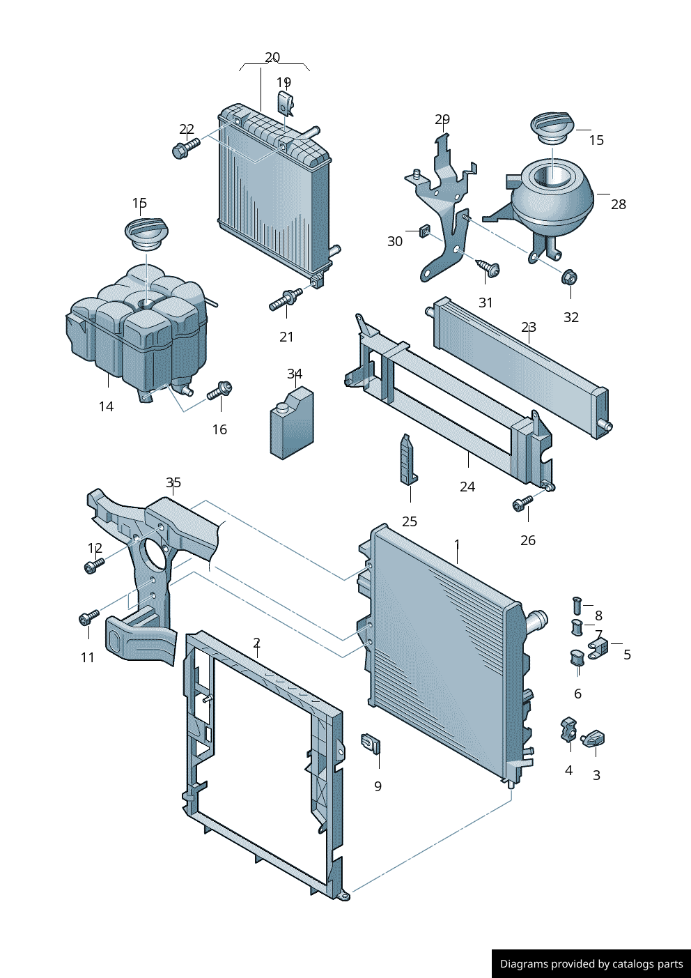 Car part diagram