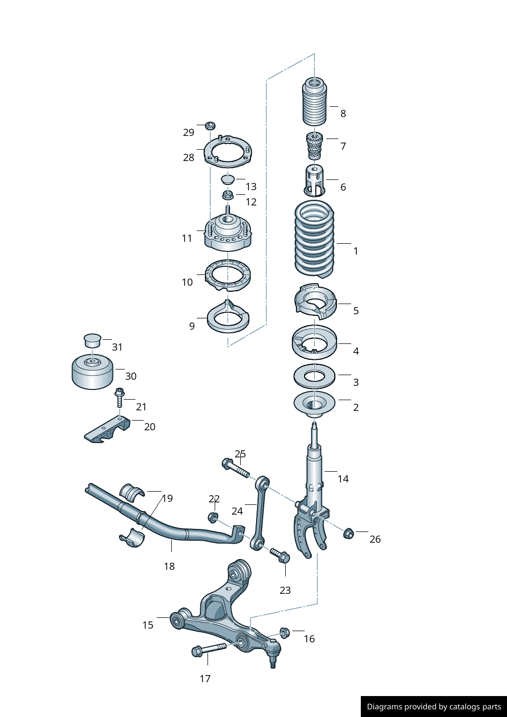 Car part diagram