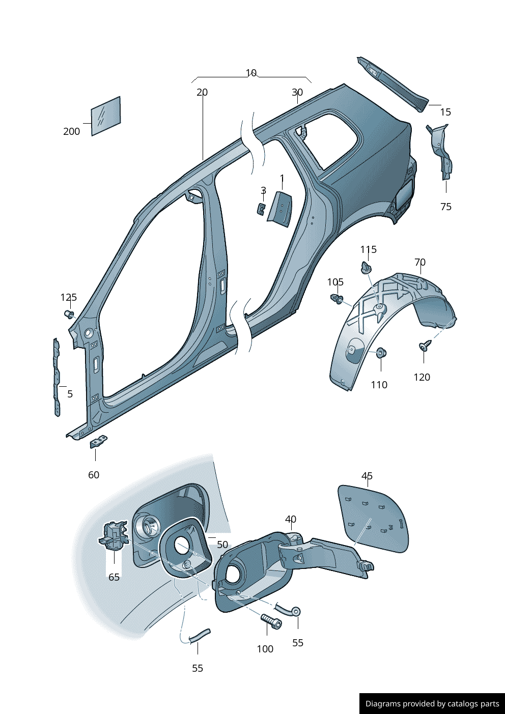 Car part diagram