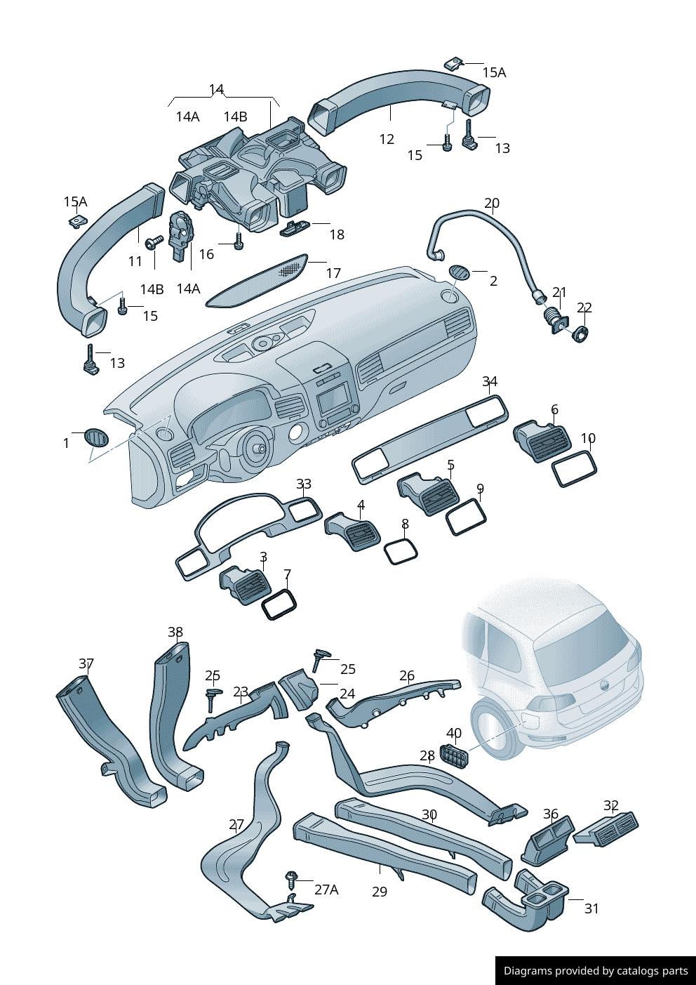 Car part diagram