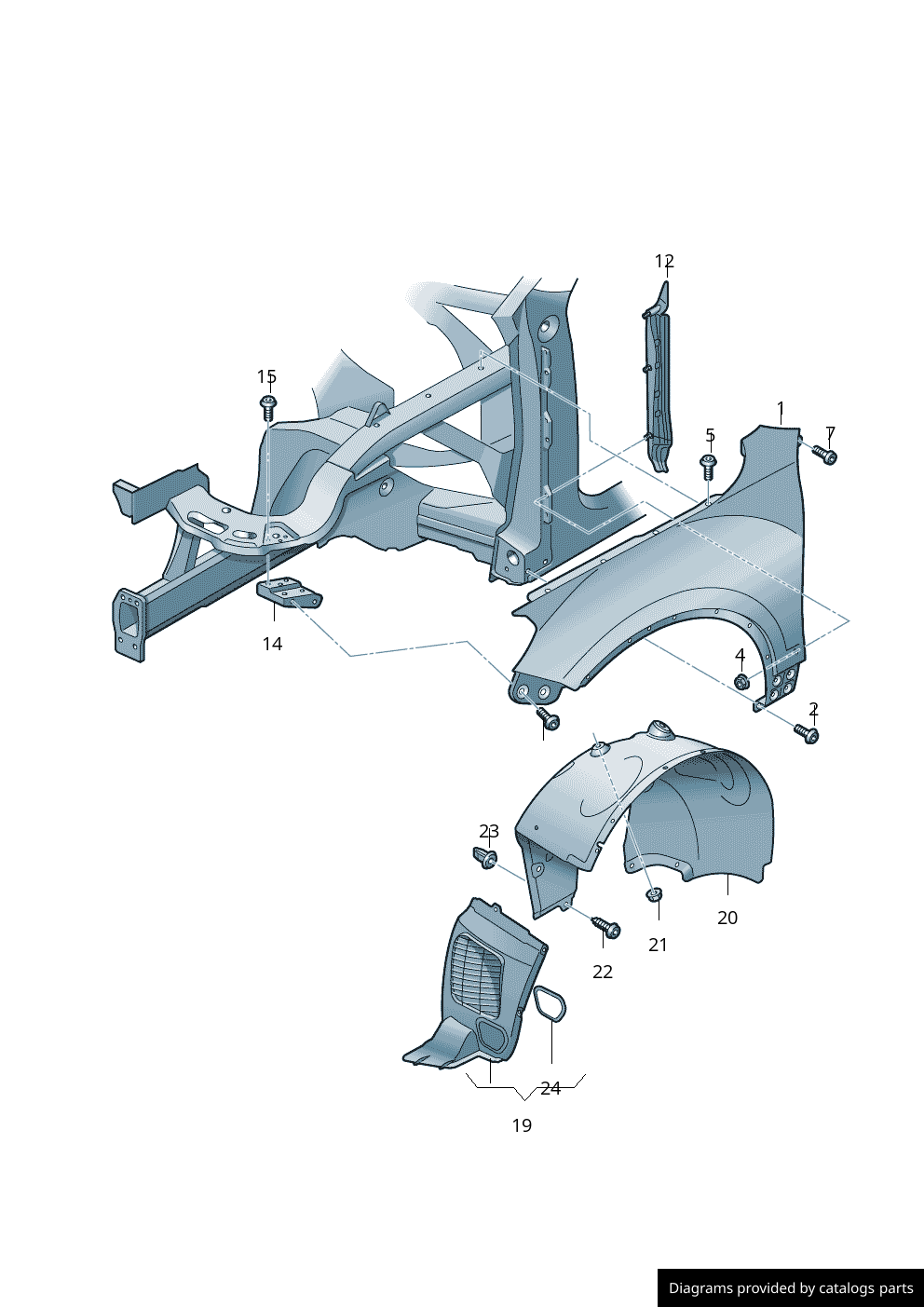 Car part diagram