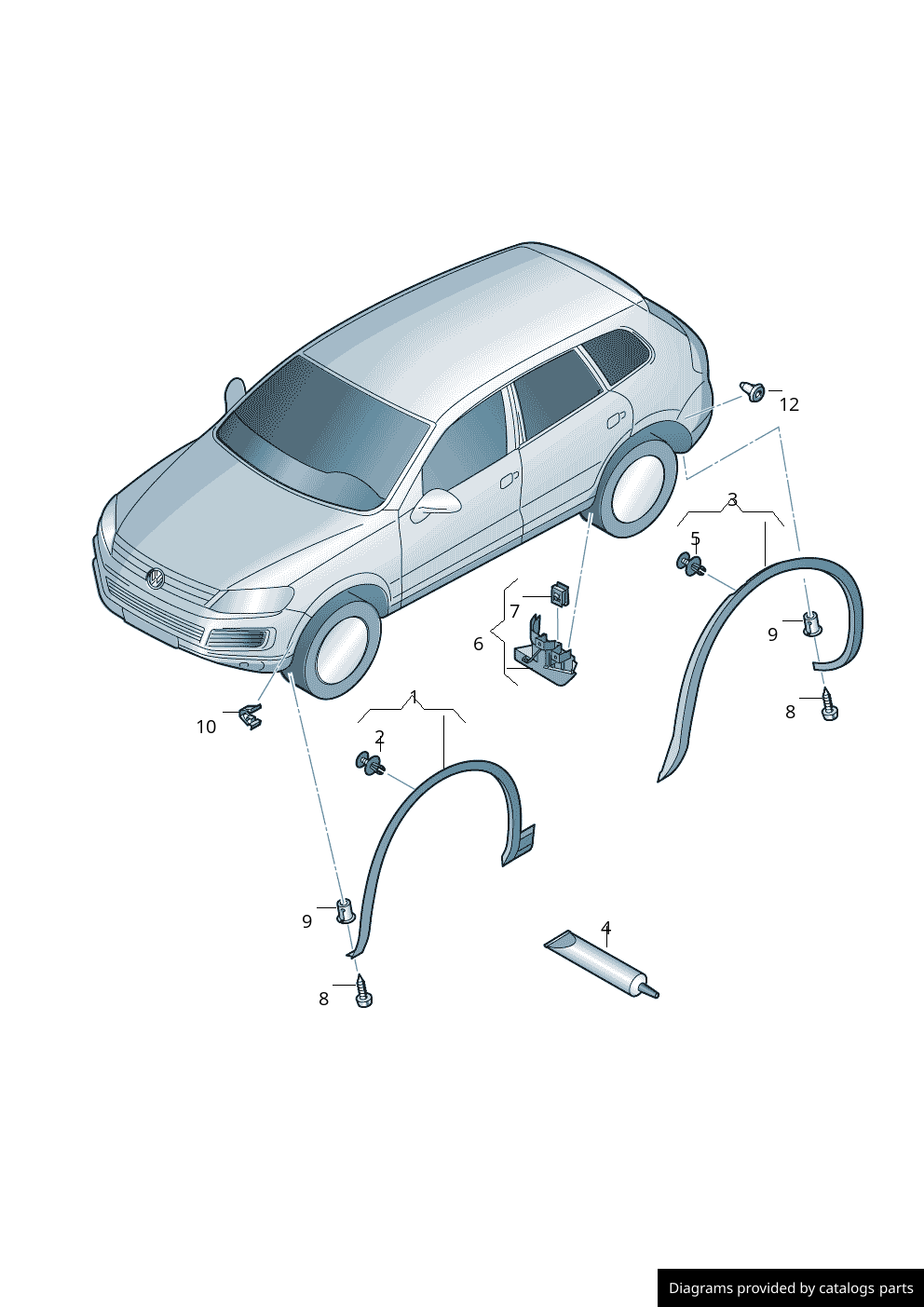 Car part diagram