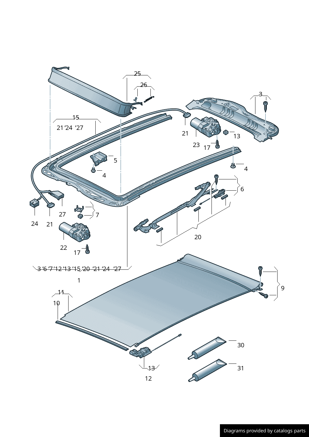 Car part diagram
