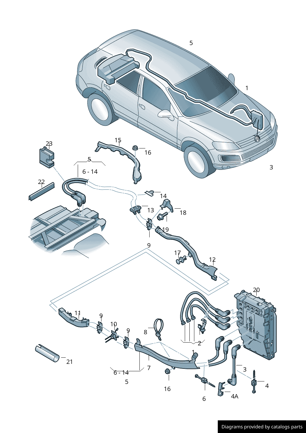Car part diagram