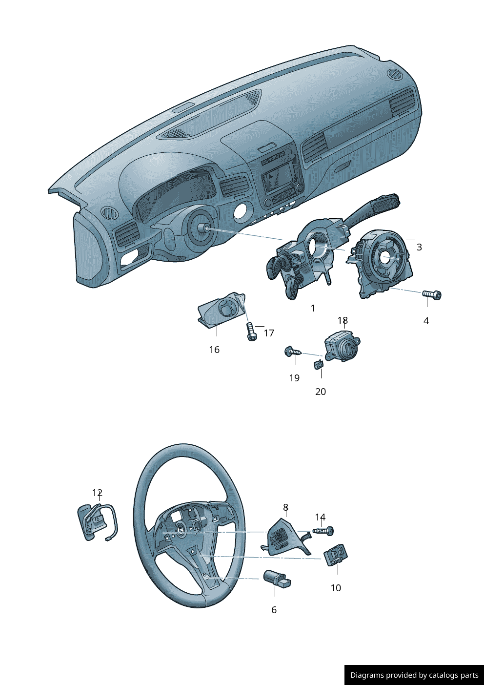 Car part diagram