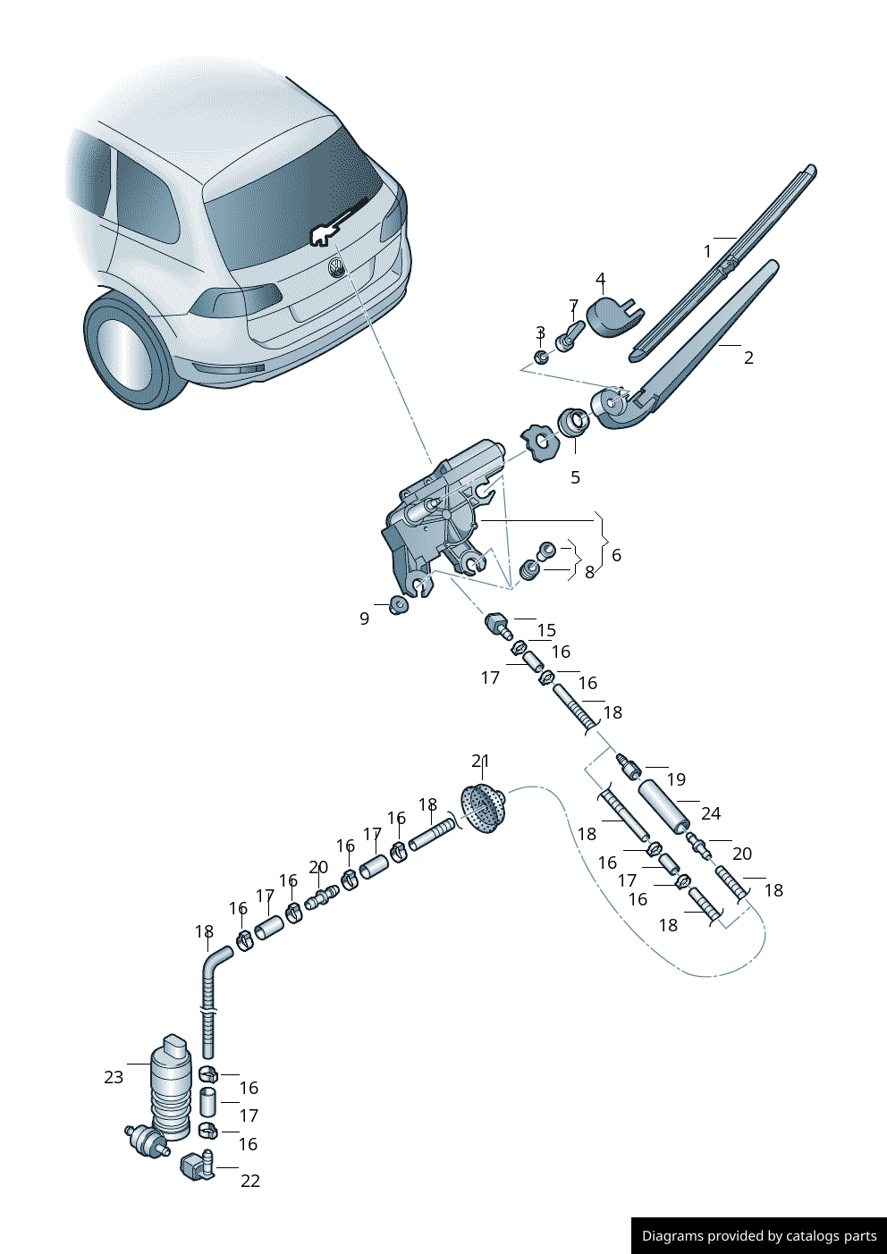 Car part diagram