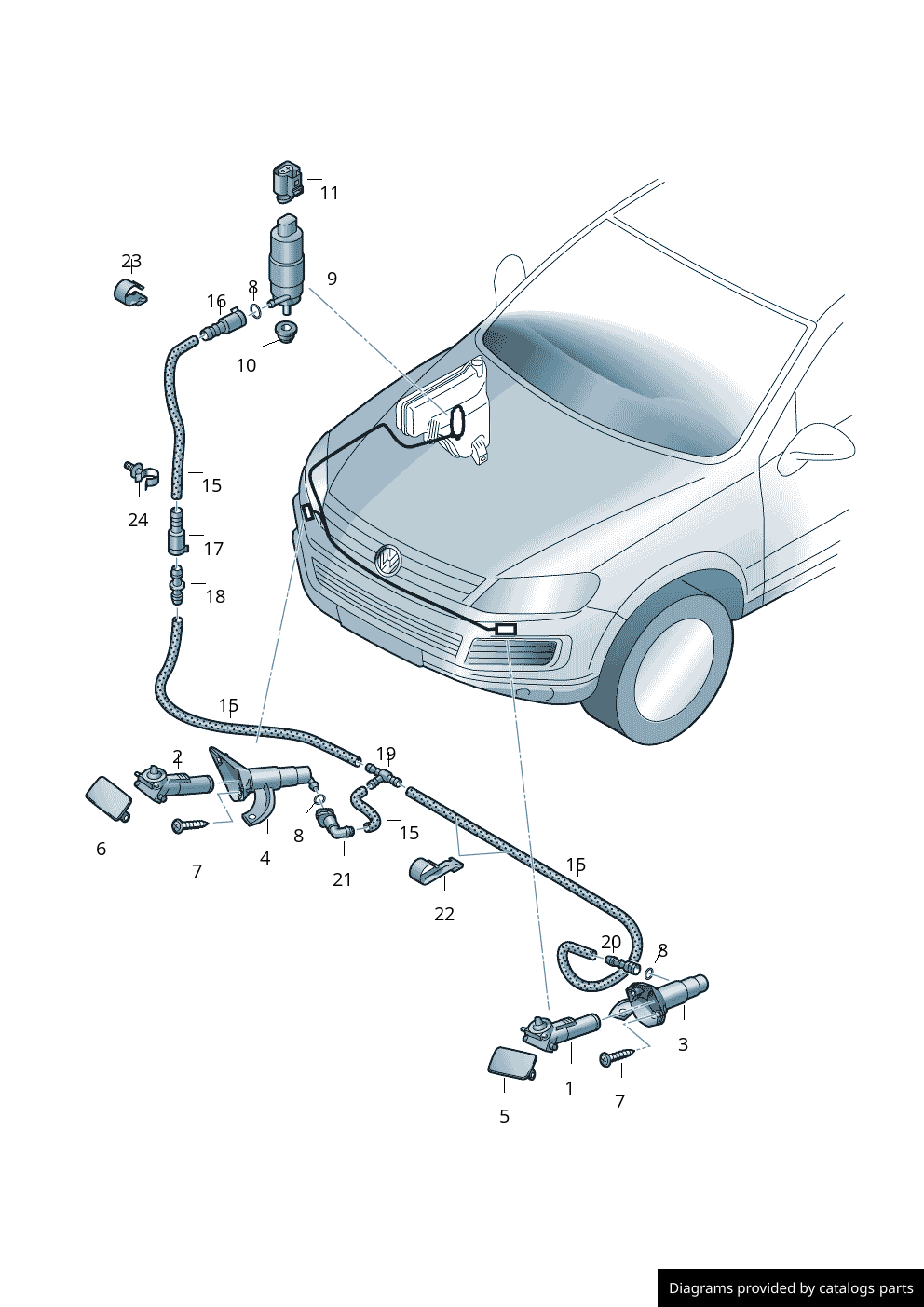Car part diagram