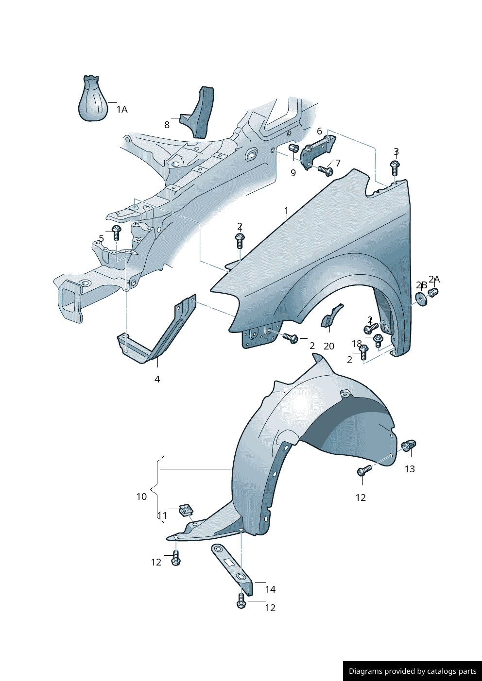 Car part diagram