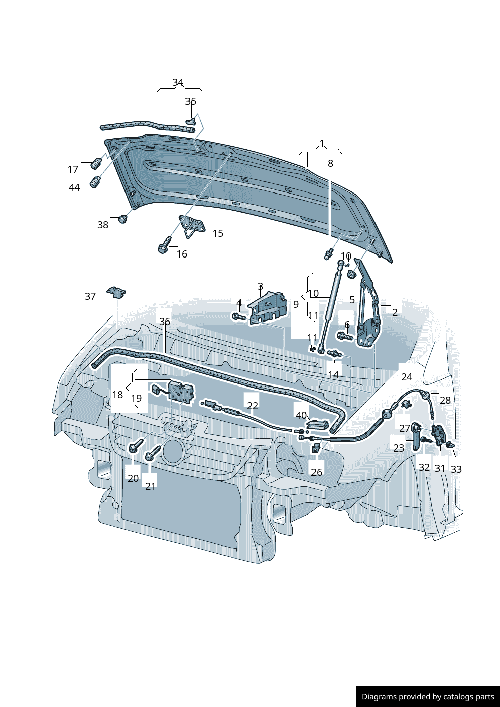 Car part diagram