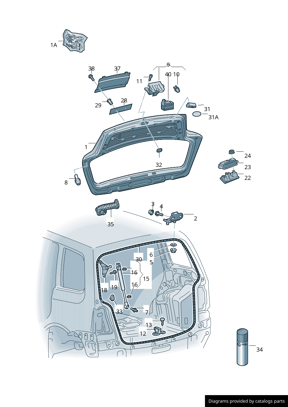 Car part diagram