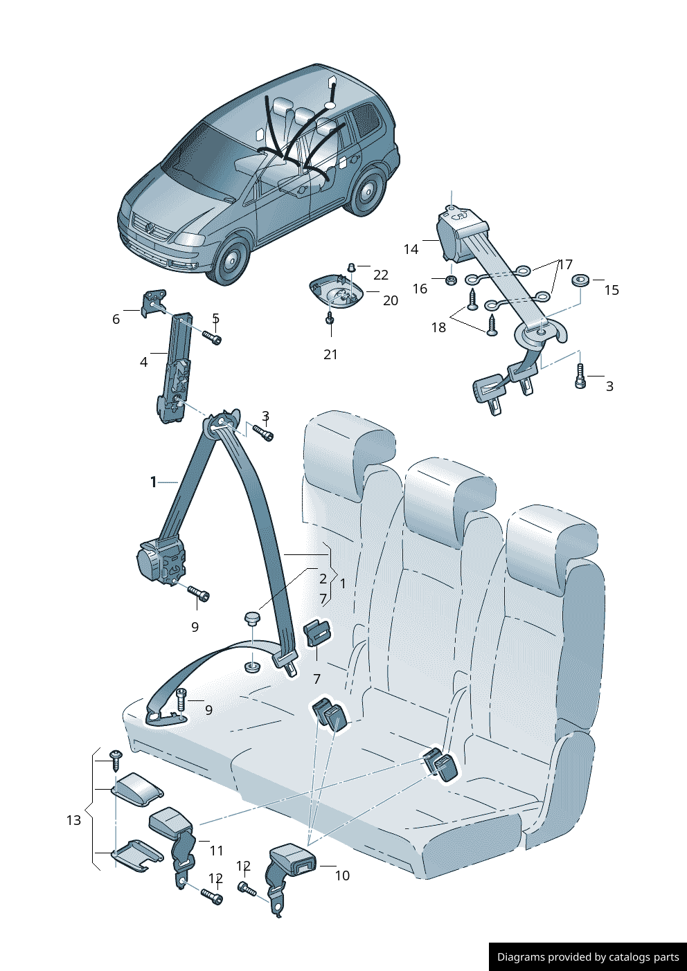 Car part diagram