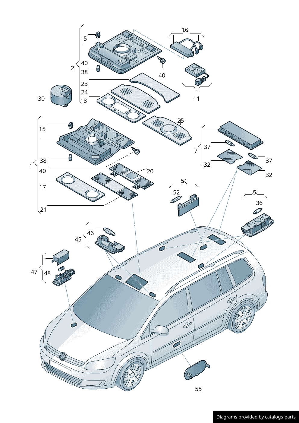 Car part diagram