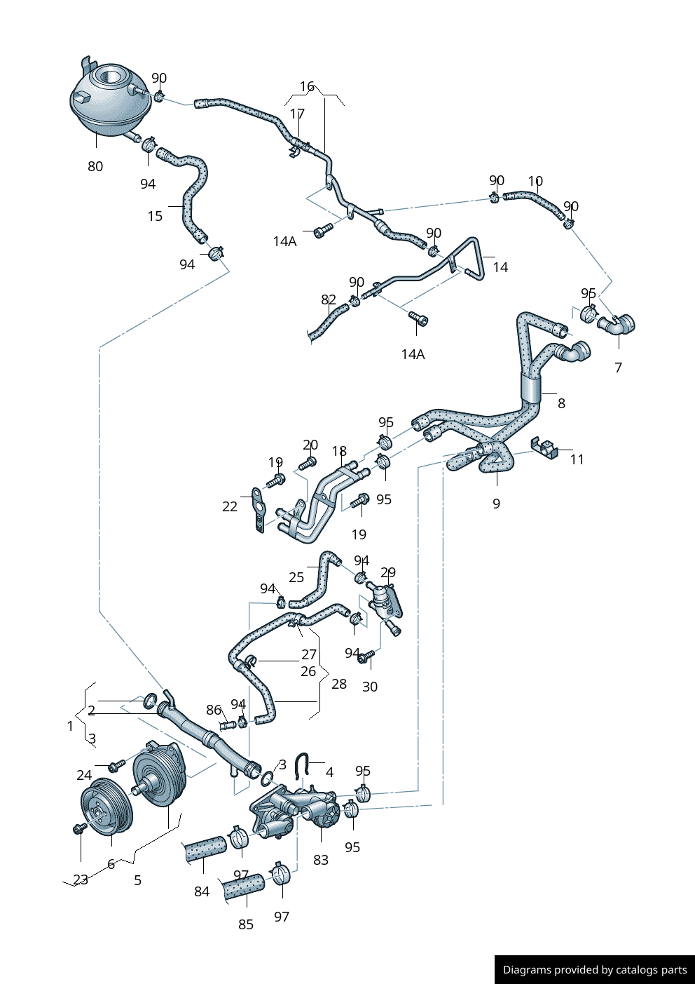 Car part diagram