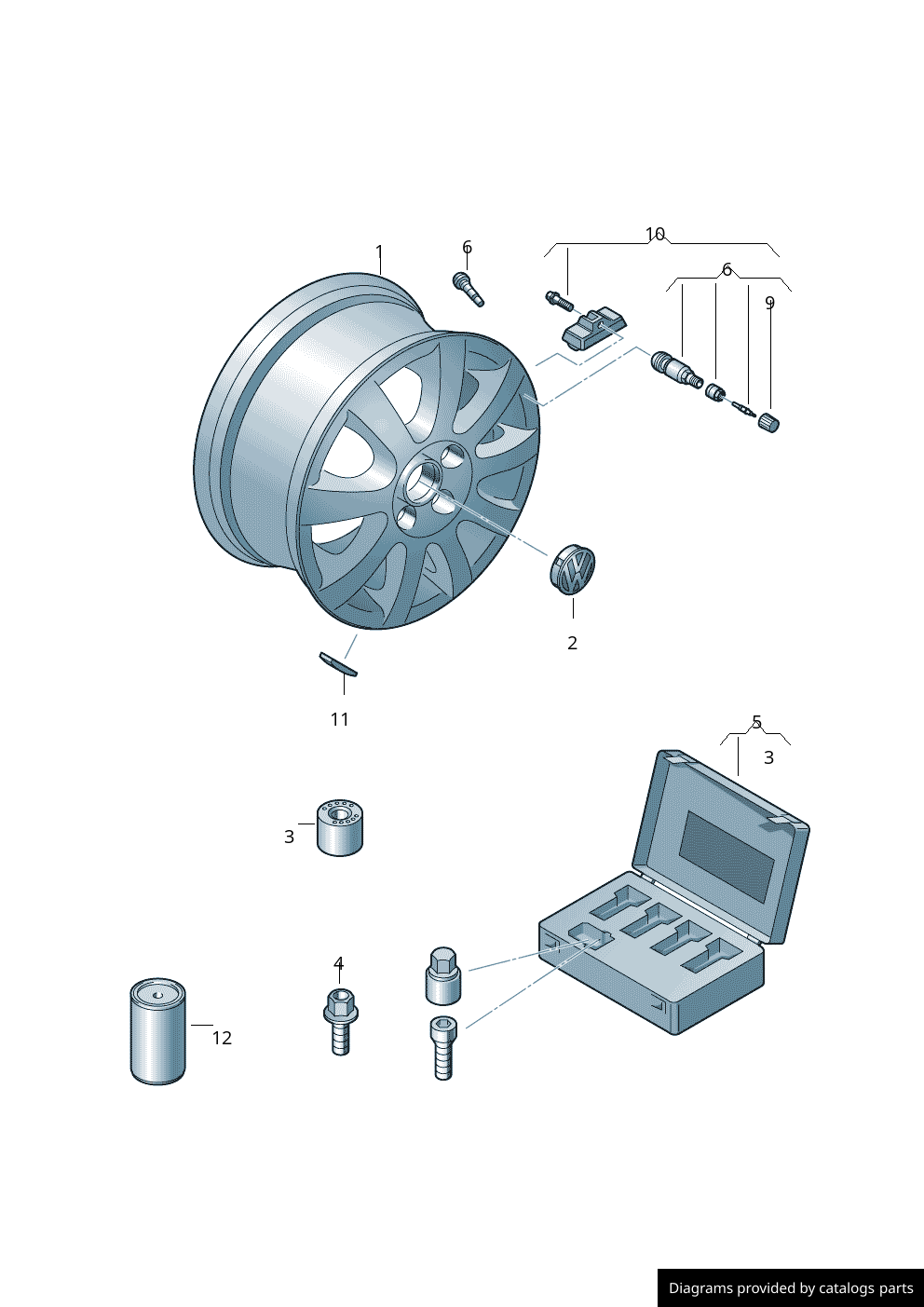 Car part diagram