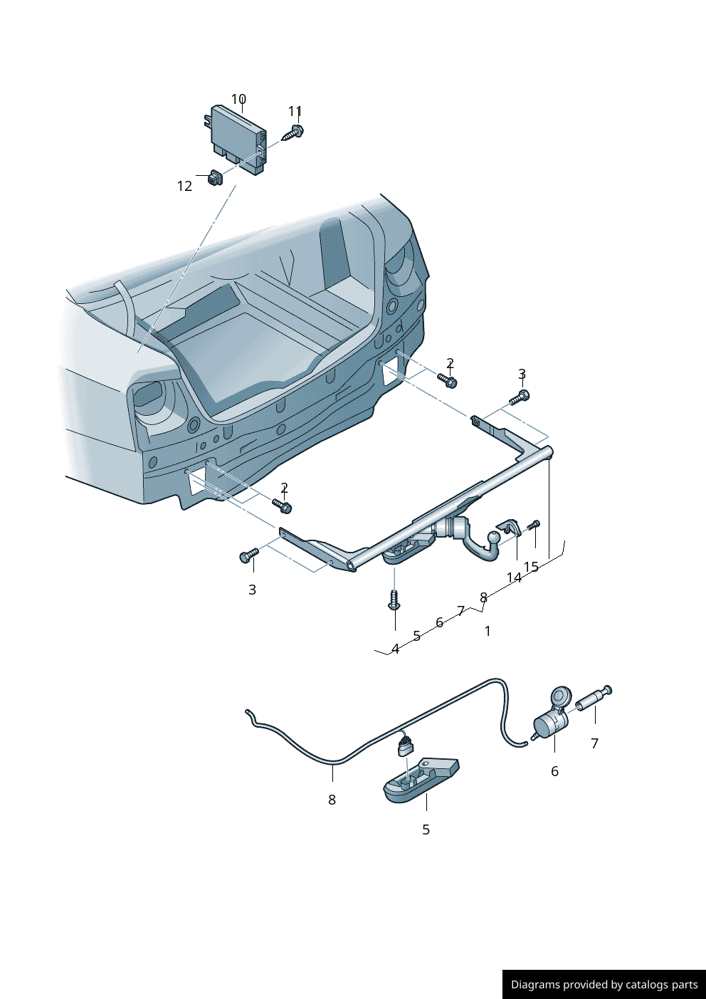 Car part diagram