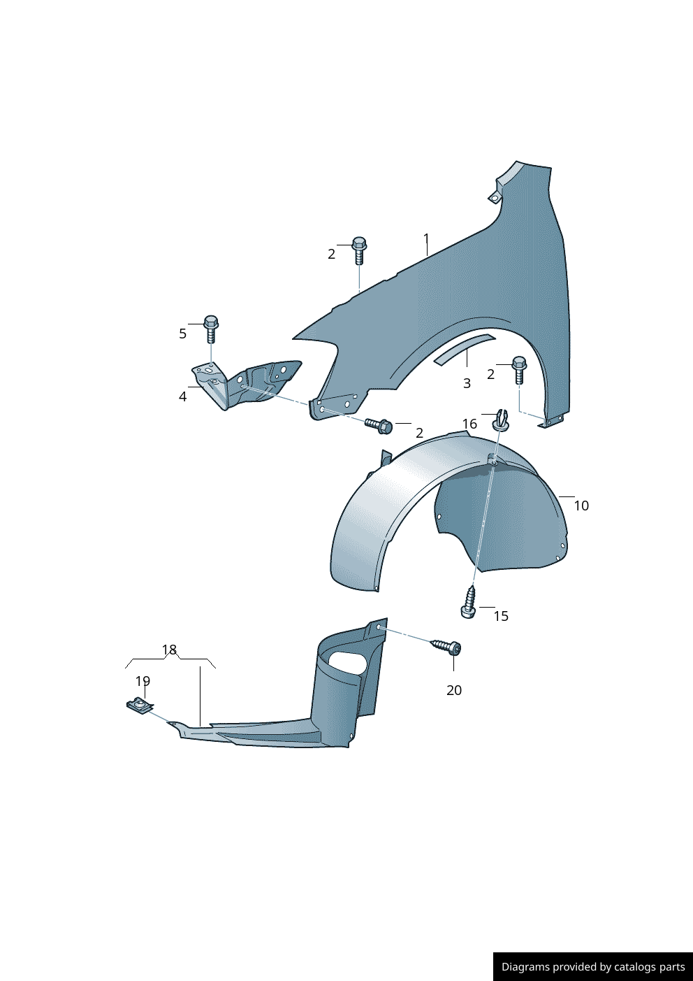 Car part diagram