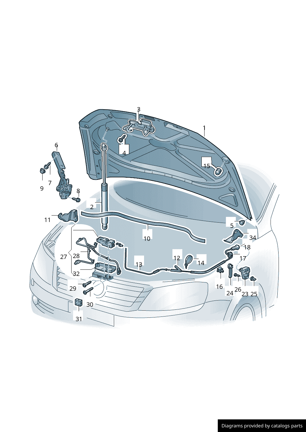 Car part diagram