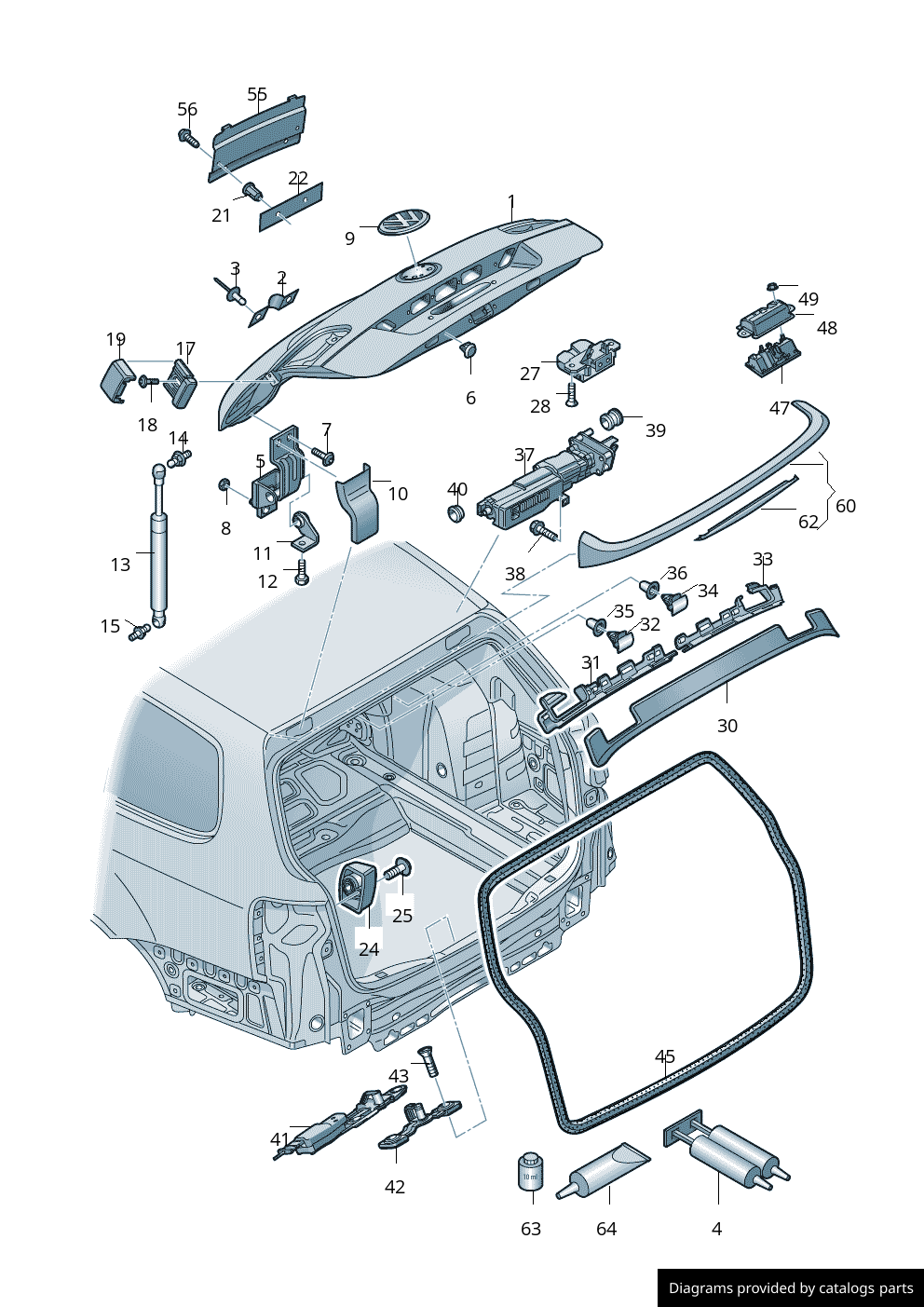 Car part diagram