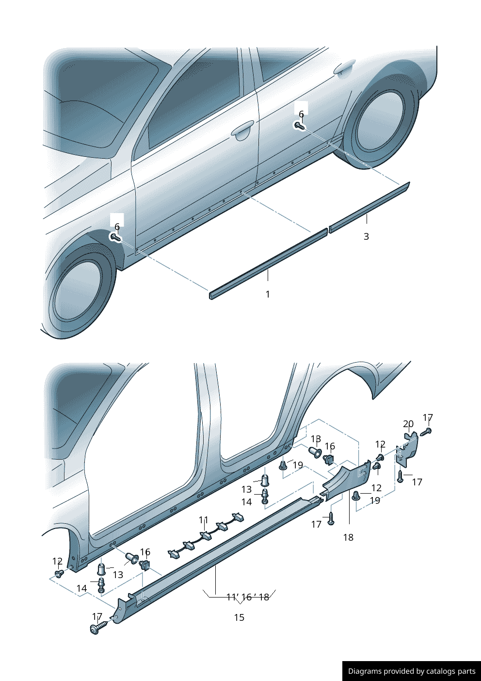 Car part diagram