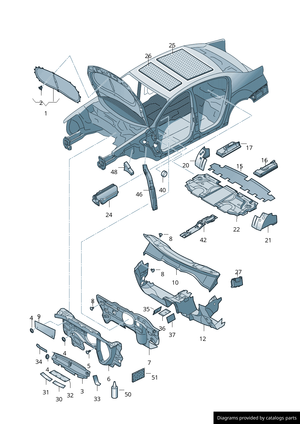 Car part diagram