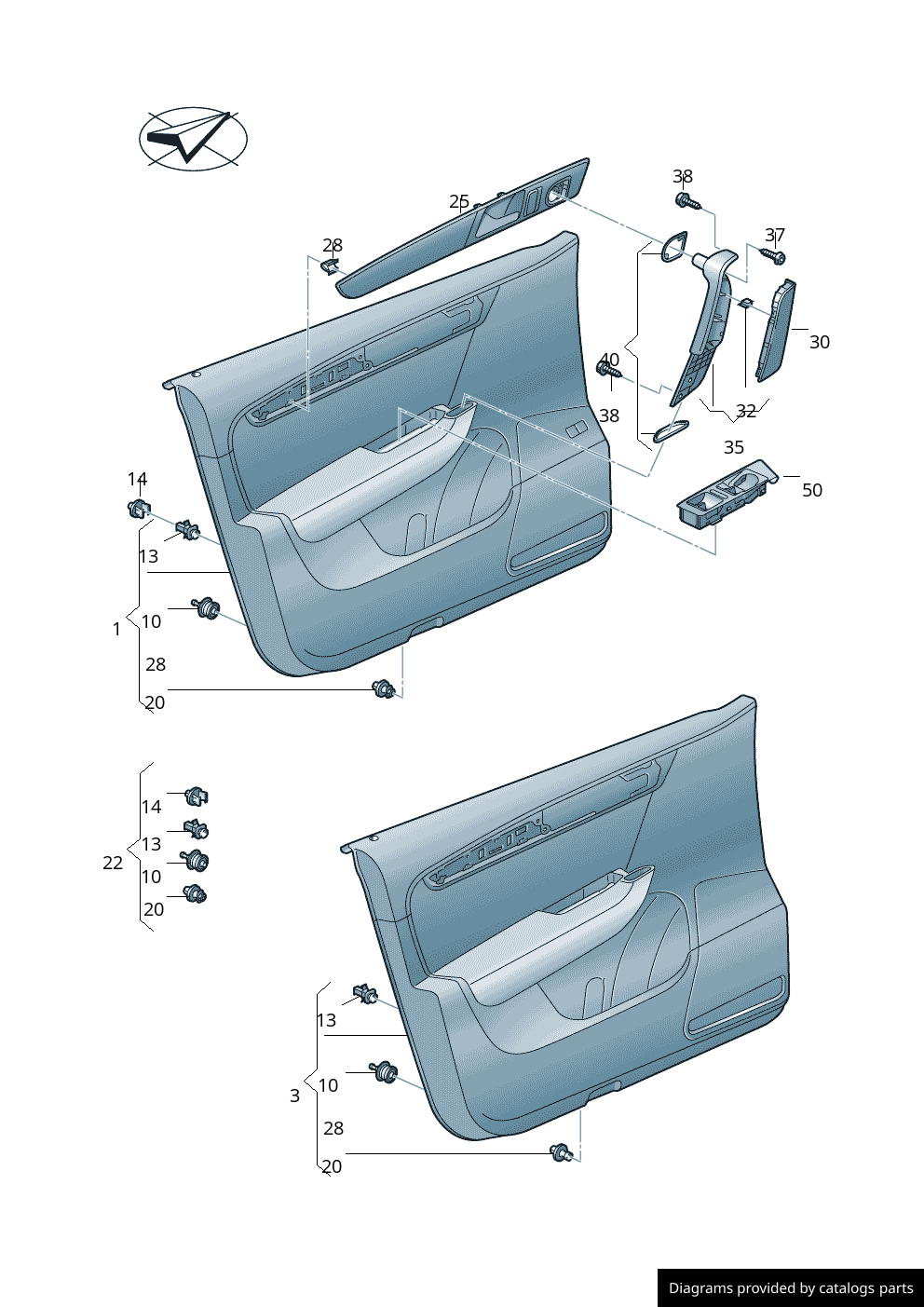 Car part diagram