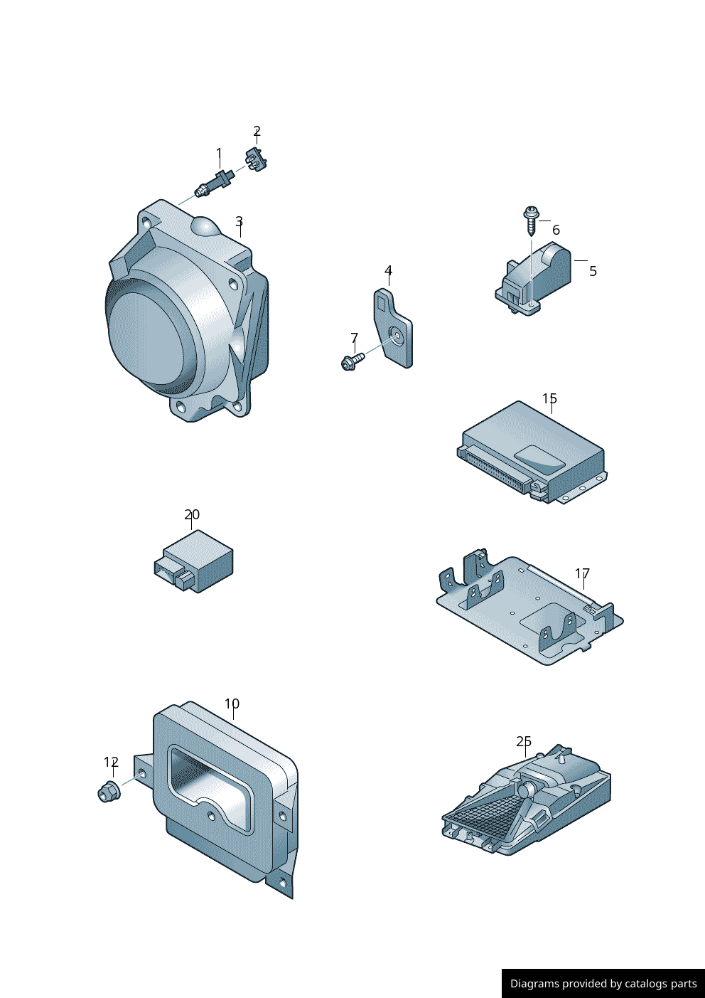 Volkswagen Steering Column Lock 3C0905861J LLLParts