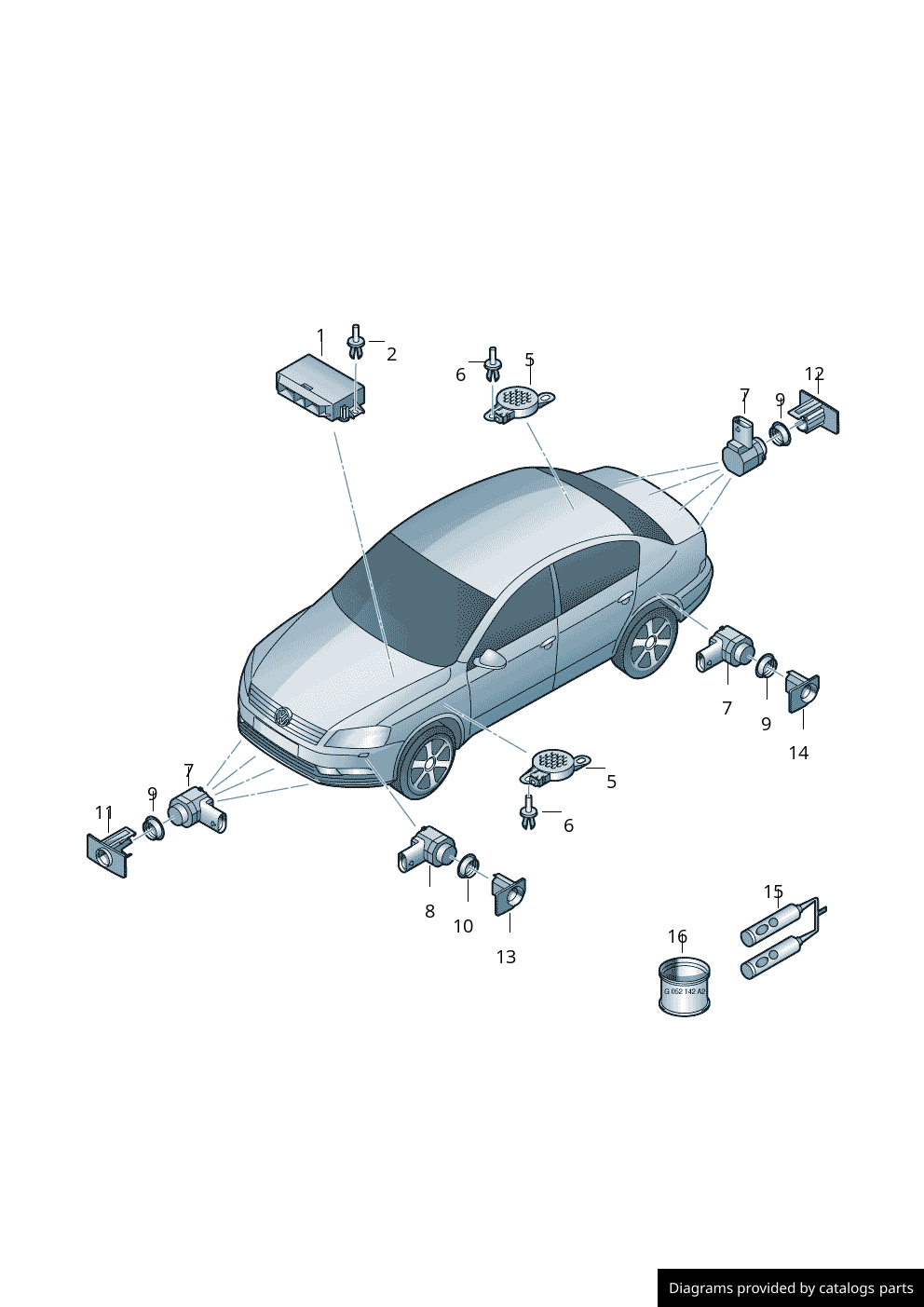 Car part diagram