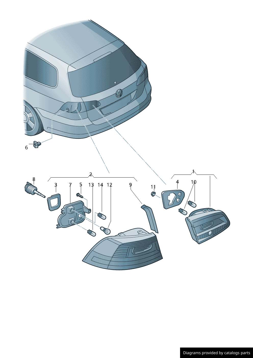 Car part diagram