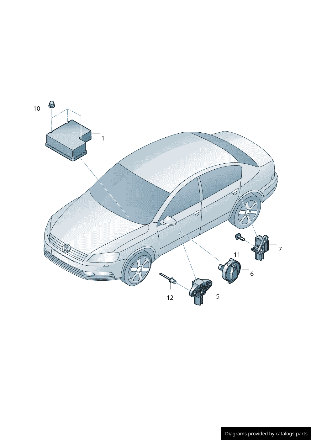Car part diagram