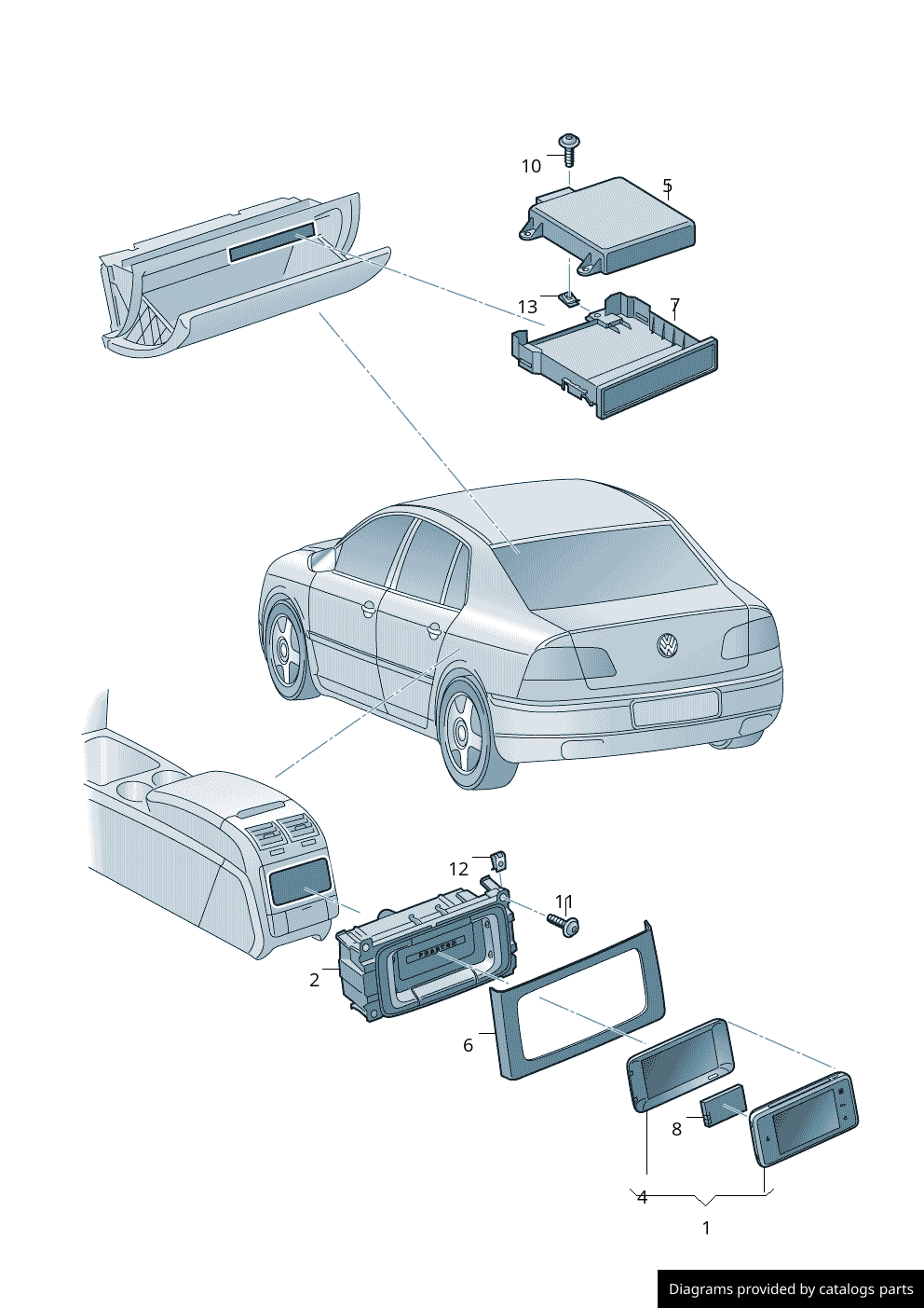 Car part diagram