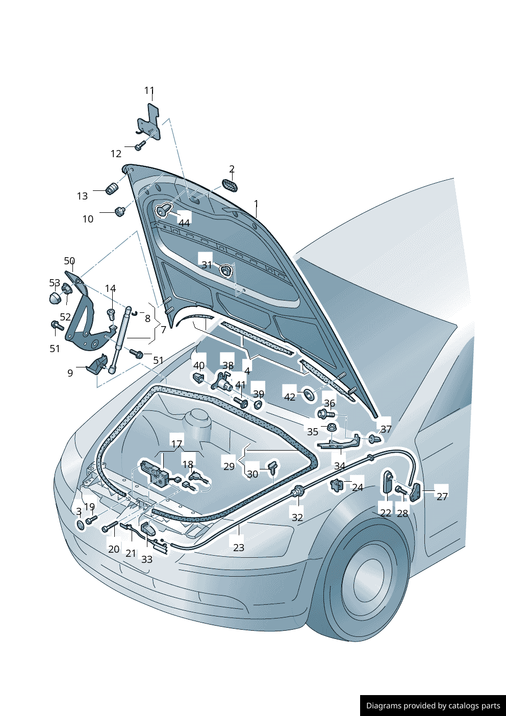 Car part diagram