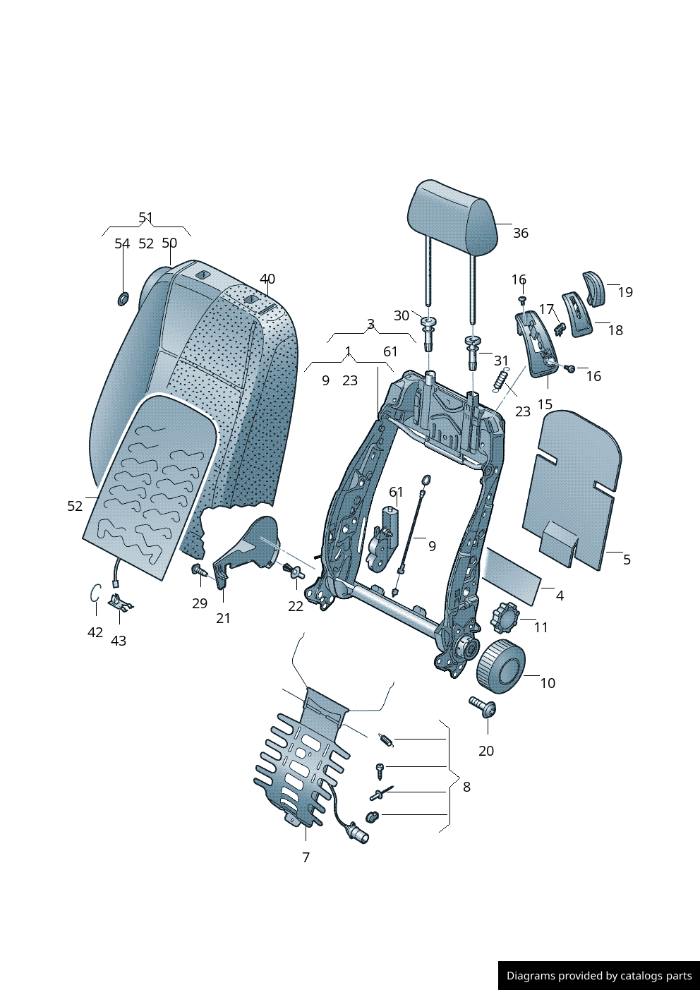 Car part diagram