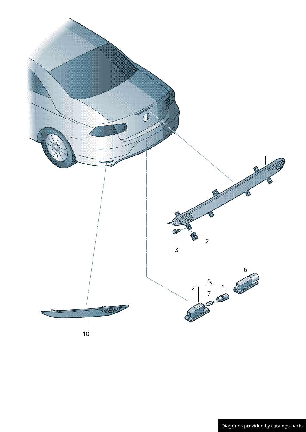 Car part diagram